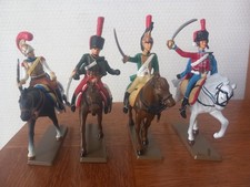 SOLDAT DE PLOMB 4 CAVALIERS