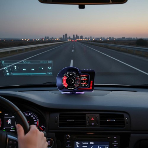 Hud voiture lecture en - lecture,