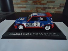 Altaya:  1:43 Renault R5 Maxi Turbo Tour de Corse 1985