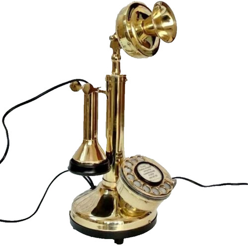 Téléphone cadran rotatif - téléphone,
