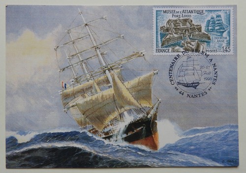 Nantes carte postale - nantes, :