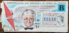 Billet de loterie nationale