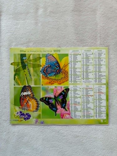 Calendrier oller almanach - almanach, du