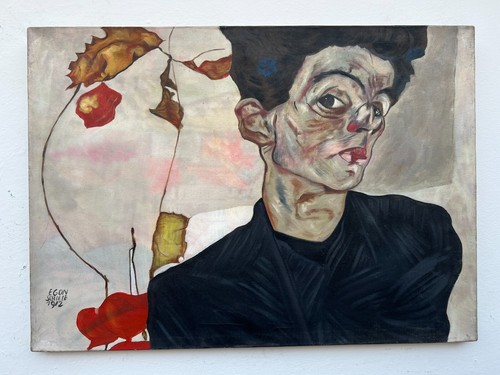 Peinture huile sur - toile, egon