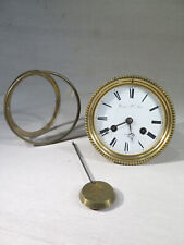 GORINI PARIS ANCIEN MOUVEMENT DE PENDULE BALANCIER CHIFFRE ROMAIN SECOND EMPIRE