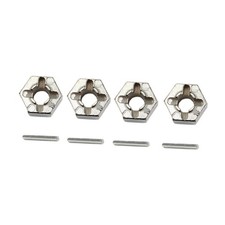 4 pièces de rechange pour moyeu de roue hexagonal 12 mm, compatibles avec