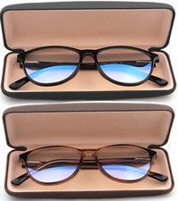 Anti Bleu Lumière & Bloc Éblouissement Ordinateur Jeu Readig Lunettes Avec Étui