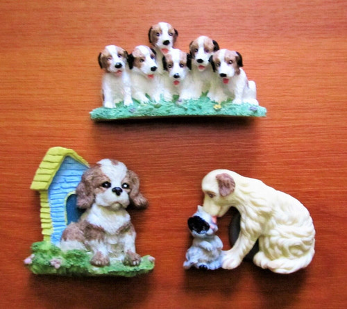 Lot magnets chiens - lot, 3