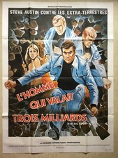 Affiche L'HOMME QUI VALAIT 3 MILLIARDS 1983 Original French Grande Movie Poster