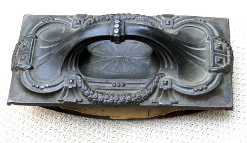 Ancien porte buvard décoré - ancien,