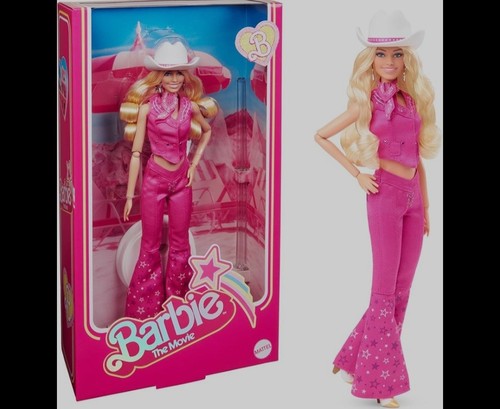 Barbie pink cow girl - cow,