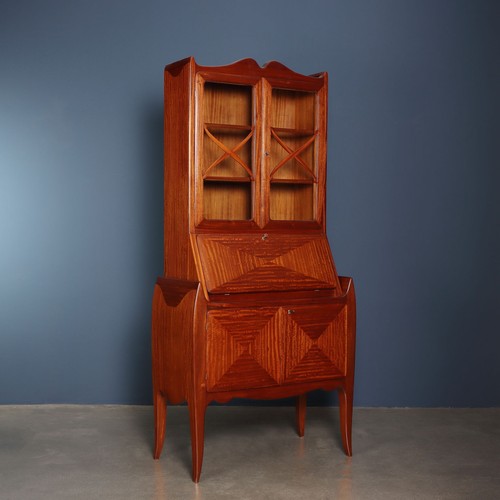 Trumeau vintage acajou volets - acajou,