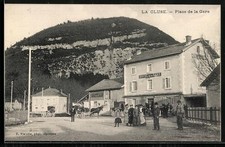 CPA La Cluse, Place de la Gare
