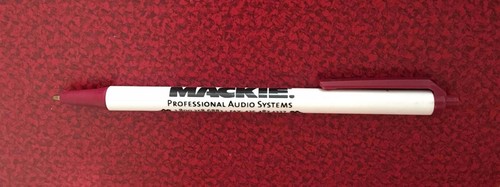 Official mackie pen - pen,, vintage