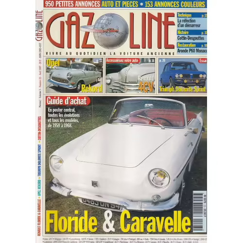 Gazoline simca p60 - gazoline, ,simca