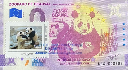 Billet euro philathelique - 0,