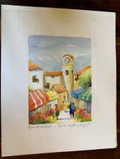 Aquarelle originale j - aquarelle, 24*30