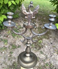 Bougeoir ancien en bronze –