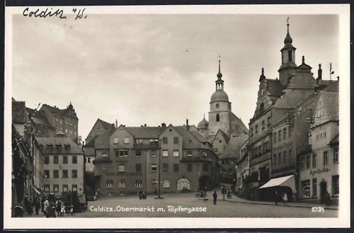 Carte postale colditz - postale,