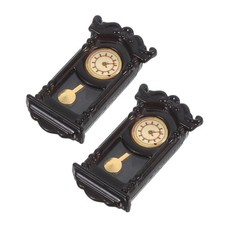  2 Pcs Meuble Maison Poupee Mini Reveil Meubles De Poupée Miniatures