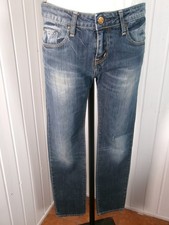 Pantalon jean délavé usé