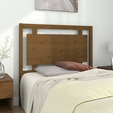 Tête de Lit Blanc 125,5x4x100 cm Bois Massif de Pin Meuble de Chambre vidaXL
