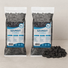Pierre de shungite naturelle pour la purification de l'eau 4 kg