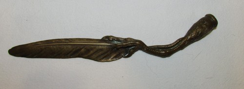 Coupe papier bronze ancien - en,