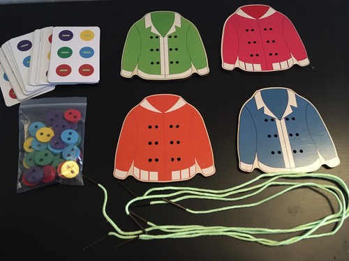 Jeu motricité fine lacets - fine,
