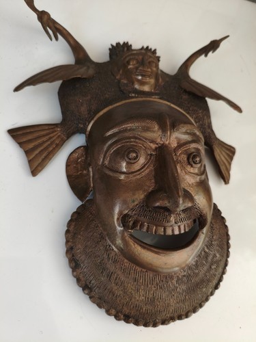 Masque mural bamoun africain - masque,