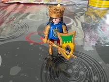 PLAYMOBIL * MOYEN-AGE * Chevalier Lion Armure Doré Cote de Maille Château 6000