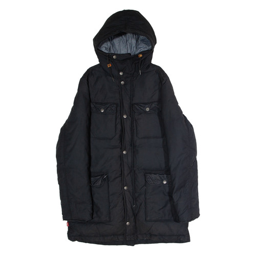 Manteau puffer noir toile - puffer,