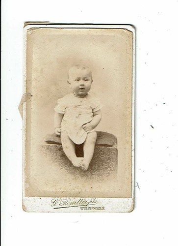 Photographie cdv bébé - photographie, g