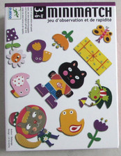 Jeu de société Minimatch Djeco Jeu d'observation et de rapidité 3-6 ans Complet
