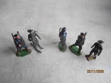 CBG MIGNOT LOT DE  5 CHASSEURS ALPINS SKI SOLDAT PLOMB ENVOI GRATUIT