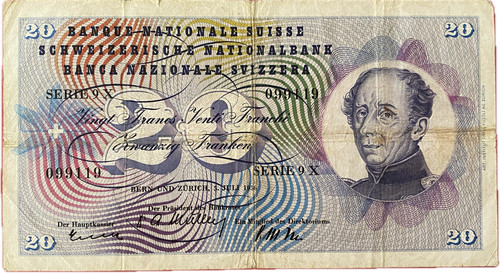 16064 suisse billet 20 - billet,