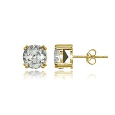 8mm Rond Transparent Cristal