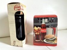 Coca-Cola 125 ans + distributeur vintage diner US