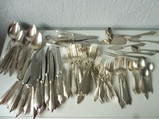 Beau, Ancien, Grand Couverts, WMF PATENT FÄCHERMUSTER, 109 Pièces, 5,7 Kg