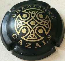 Capsule de champagne CAZALS (20. noir et or)