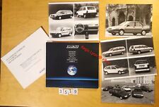 FIAT PANDA SELECTA ELETTRA TIPO TEMPRA SW Dossier Presse Paris 44+14p 4 photos