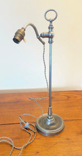 LAMPE ANCIENNE ARTICULEE A SYSTEME LAMPE DE NOTAIRE BUREAU  -1-