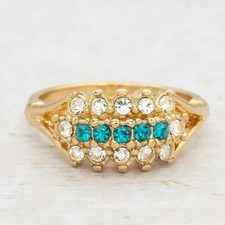 Bague En Or Jaune 18K Avec