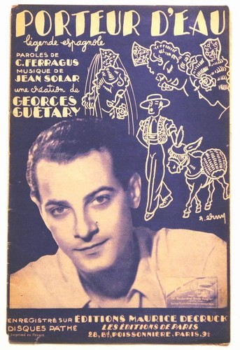 Partition vintage sheet music