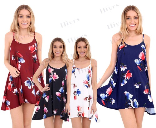 Femmes imprimé floral robe - imprimé,