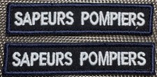 2 ÉCUSSONS PATCHS.  BARETTES