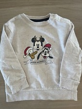 Sweat Enfant 18 mois - Disney Baby - Mickey, Donald & Dingo - Couleur Beige