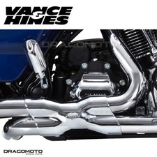 Harley FLHR 1750 ABS Road King 107 2017-2022 Power Dual Collecteur Vance & Hi...