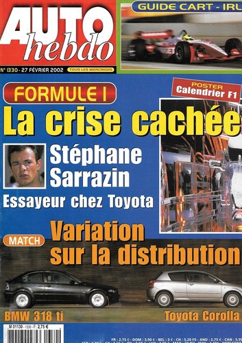 Auto hebdo 1330 2002 bmw - n°1330,