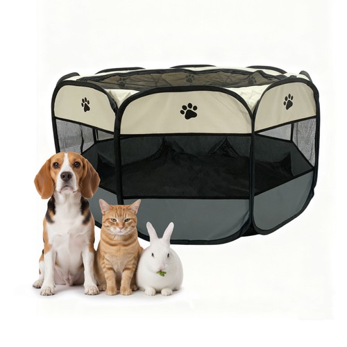 Enclos pliable pour chiots - , et